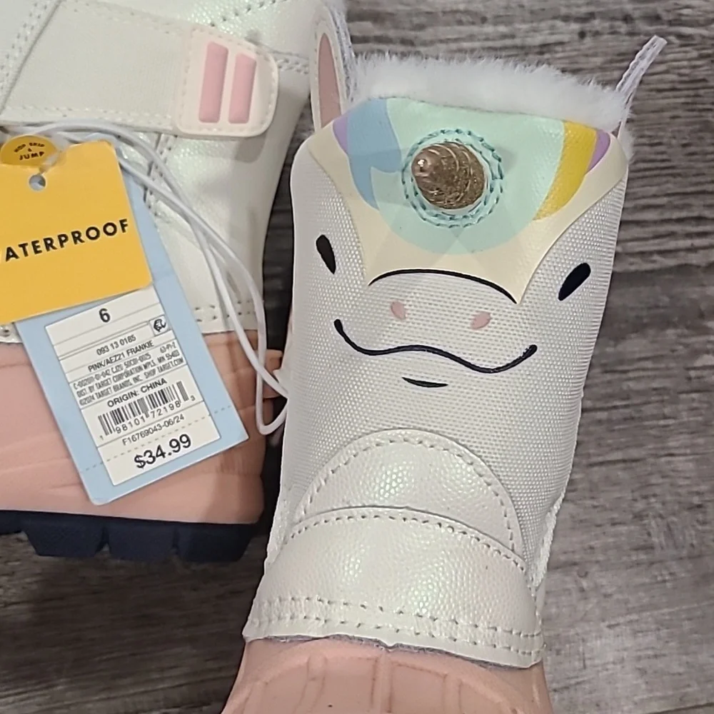 Cat & Jack Frankie Winter Boots - Cream